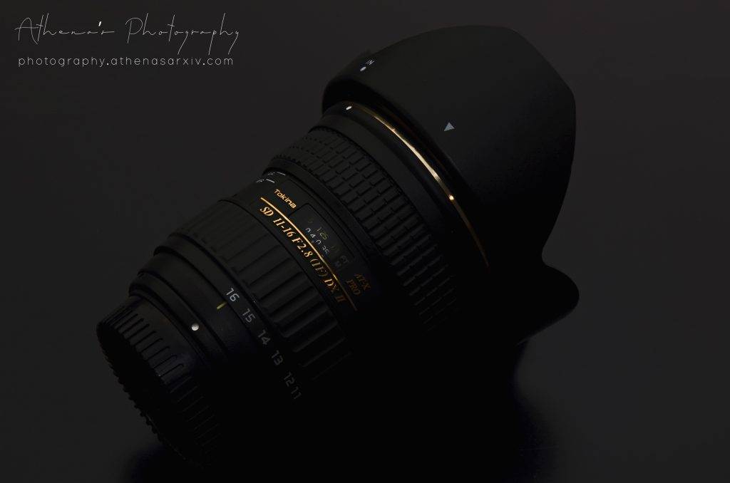 Tokina 11-16mm f2.8 ATX pro II wide angle lens